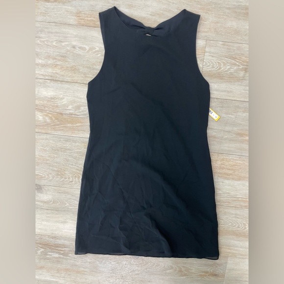ALICE AND OLIVIA Trina Black Bow Back Dress size S - Picture 1 of 3